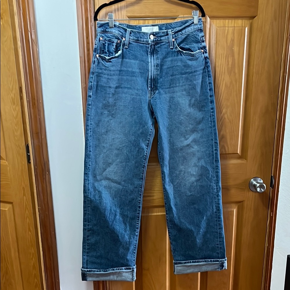 Mother the Dodger Skimp Cuff Denim